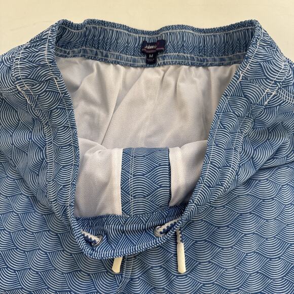 Johnnie-O Men's Swim Trunks Drawstring WAVES Board Shorts Medium Surf Beachy - Picture 3 of 10